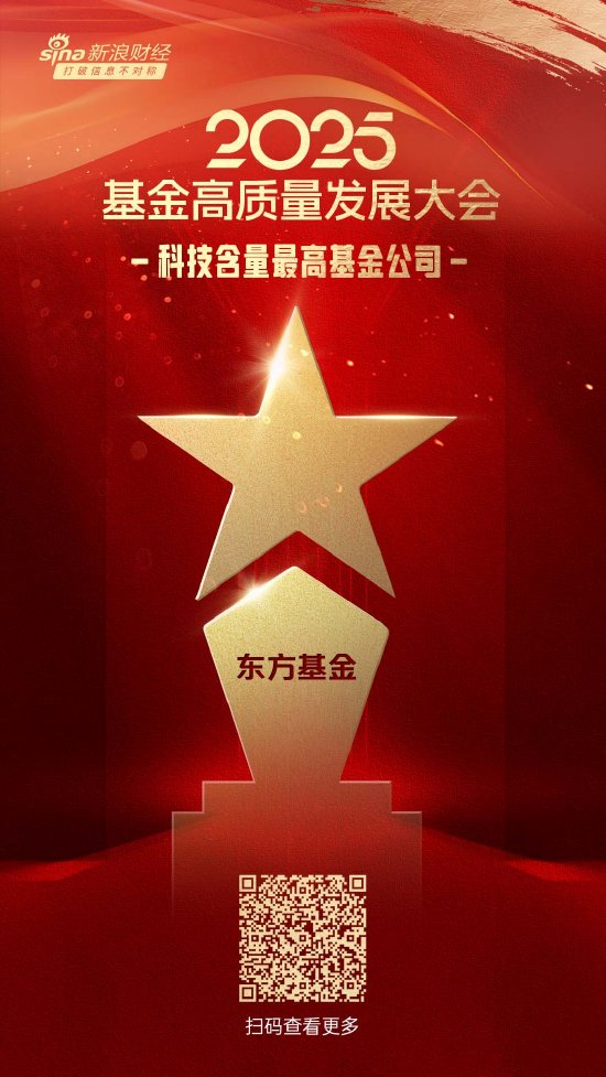 2025微博财经大V荣誉榜:东方基金获科技含量最高基金公司荣誉  第1张 2025微博财经大V荣誉榜:东方基金获科技含量最高基金公司荣誉  第1张