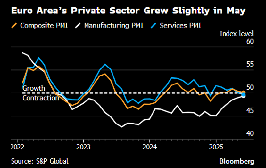 欧元区私营部门经济活动意外小幅增长 抵御了美国关税的影响  第1张