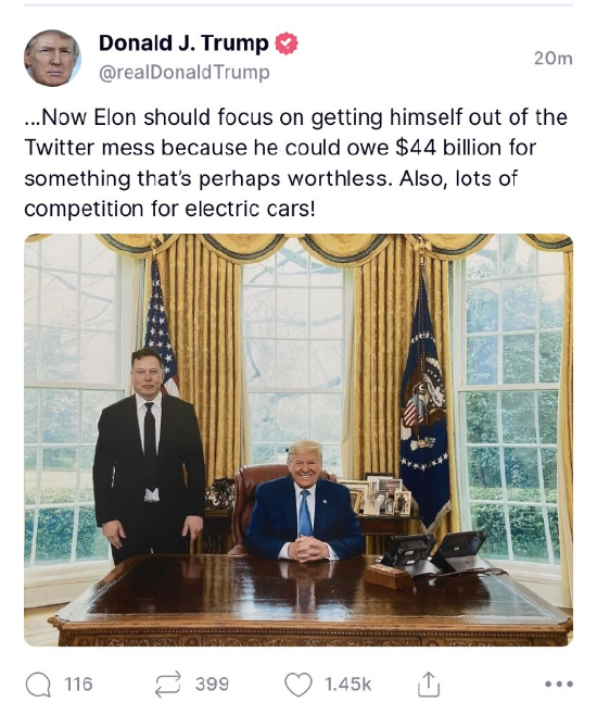 硅谷观察:马斯克服软低头认错了,全球首富还是拗不过美国总统  第9张 硅谷观察:马斯克服软低头认错了,全球首富还是拗不过美国总统  第9张