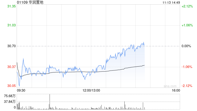 小摩：予华润置地目标价35港元 评级“增持”  第1张