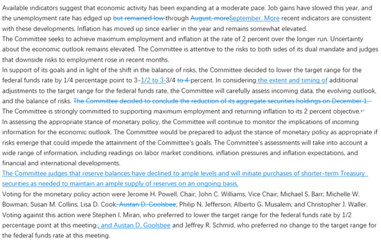 中金:美联储明年1月可能按兵不动,下一次降息或在3月 第3张 中金:美联储明年1月可能按兵不动,下一次降息或在3月 第3张