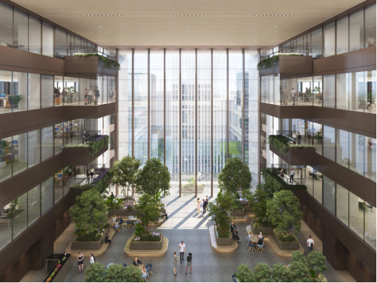 远洋北京CBD Z6项目定名维晟中心（Vision Place），首座“净零碳”写字楼样板层亮相  第8张