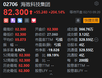 超5000倍认购！海致科技集团港股首日高开逾204% 一手盈利11048港元  第2张