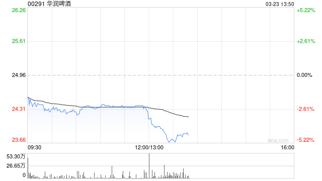 华润啤酒发布年度业绩 股东应占溢利33.71亿元同比减少28.87%  第1张