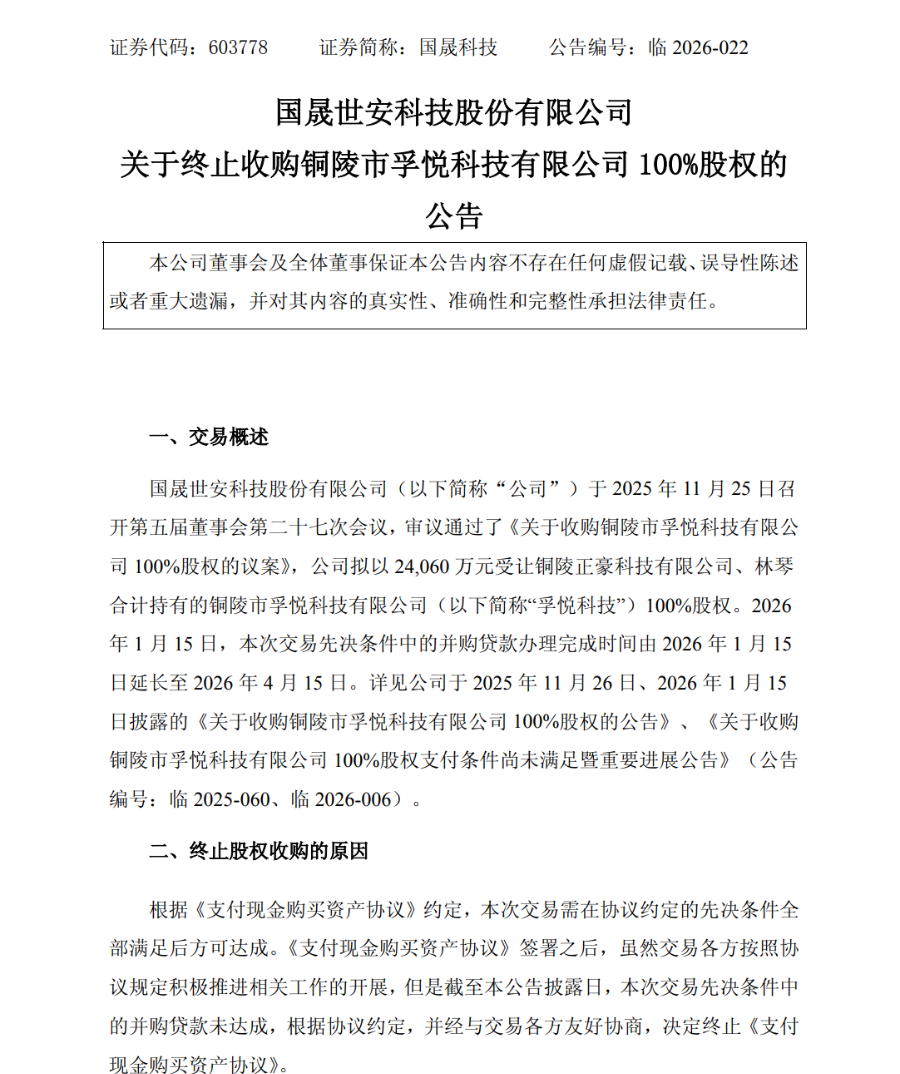 十倍光伏大牛股国晟科技终止收购,已连亏六年 第1张 十倍光伏大牛股国晟科技终止收购,已连亏六年 第1张